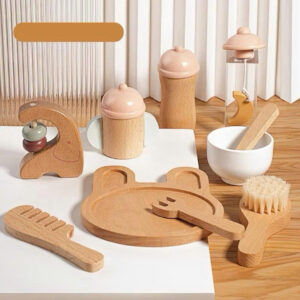 Bộ đồ chơi các set đồ sơ sinh hộp carton bằng gỗ cao cấp toystore FUDAER
