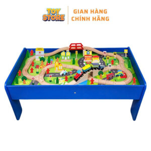 Bộ đồ chơi bàn mô hình thành phố gỗ toystore FUDAER