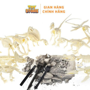 Bộ đồ chơi khảo cổ đào xương Khủng Long hóa thạch FUDAER