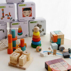 Bộ đồ chơi giáo dục tổng hợp bằng gỗ cho bé toystore FUDAER game for trip