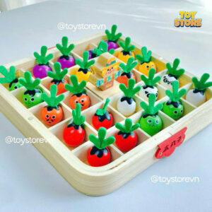 Bộ đồ chơi nhổ củ cải, cà rốt rèn luyện trí nhớ toystore FUDAER đồ chơi giáo dục cho bé