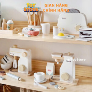 Bộ đồ chơi set nấu ăn kienvy bằng gỗ cao cấp toystore Fudaer set đồ dùng bếp cho bé