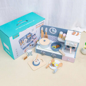 Bộ đồ chơi nấu ăn kabi bếp, lò nướng cỡ lớn cho bé bằng gỗ cao cấp toystore FUDAER