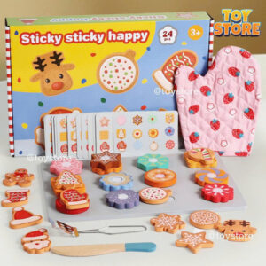 Bộ đồ chơi set bánh cao cấp xixi bằng gỗ toystore FUDAER