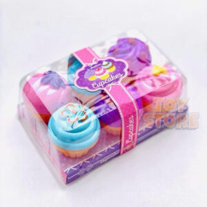 Bộ đồ chơi set bánh cupcake bằng nhựa cao cấp toystore FUDAER